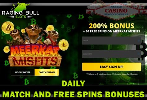 raging bull daily free spins|Raging Bull Casino Daily Bonuses And Free Spins ⋆ .